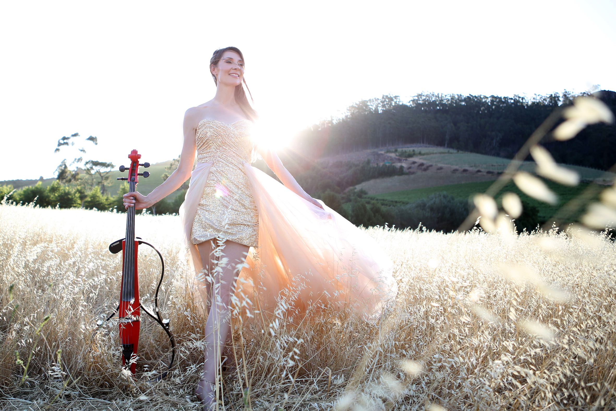 Carol Thorns Electric Cello Cape Town - Red Cello Productions